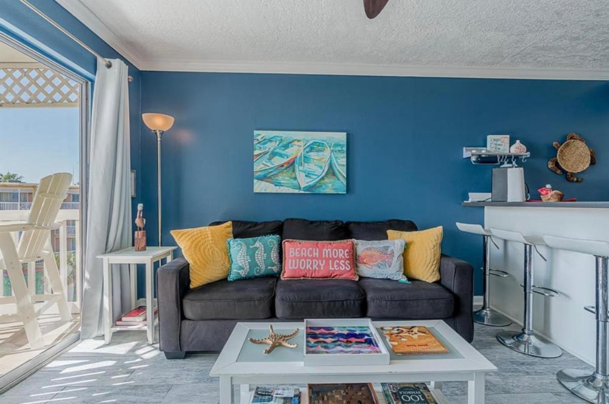 Beach Escape - Top Floor Ocean Views - Heated Pool - Seawall Blvd 갤버스턴 외부 사진
